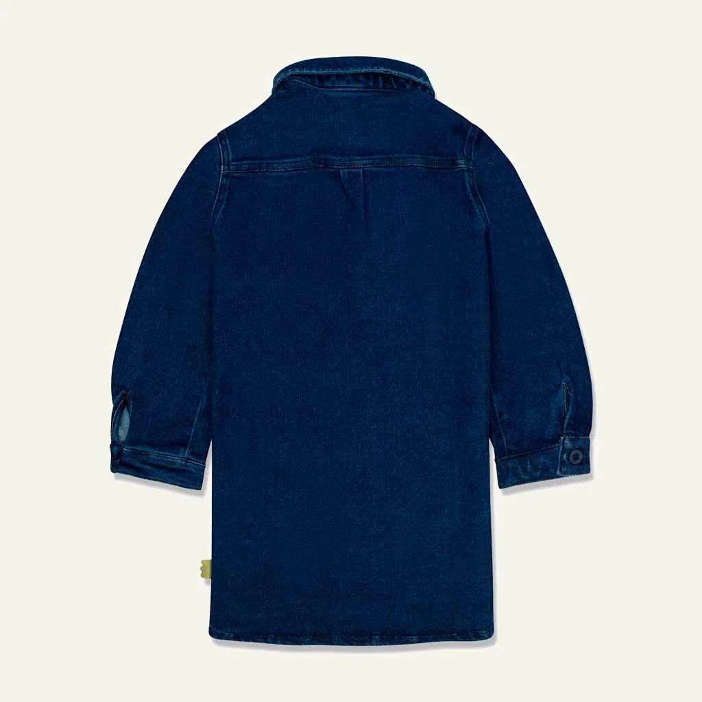 Denim Shirt Dress - Image 4