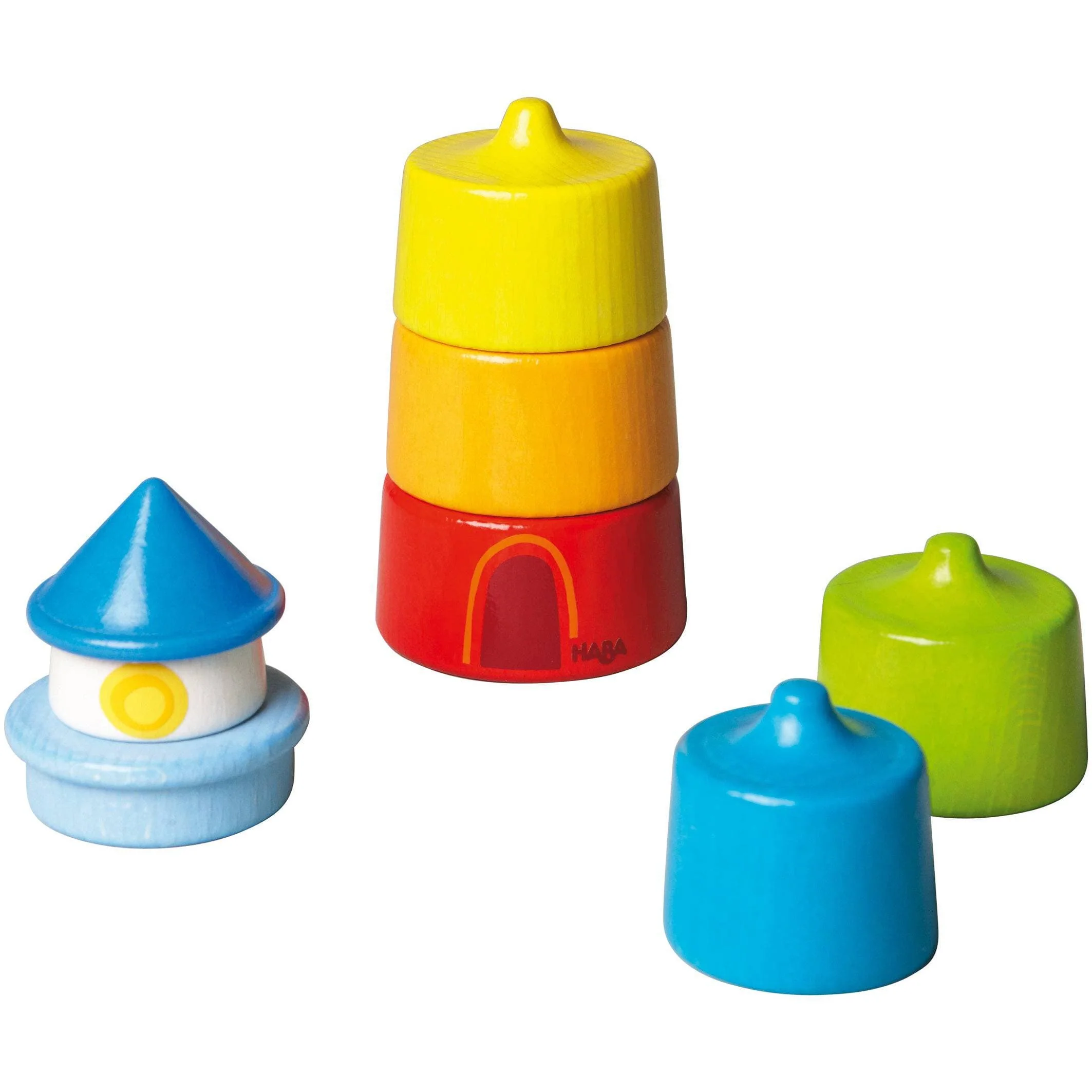 Lighthouse Wooden Rainbow Stacker - Image 4