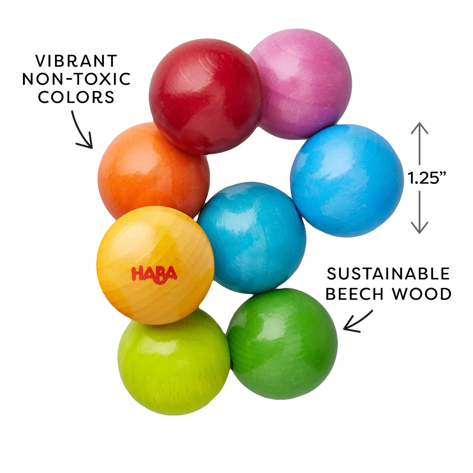 Magica Wooden Grasping and Teething Toy - Image 6