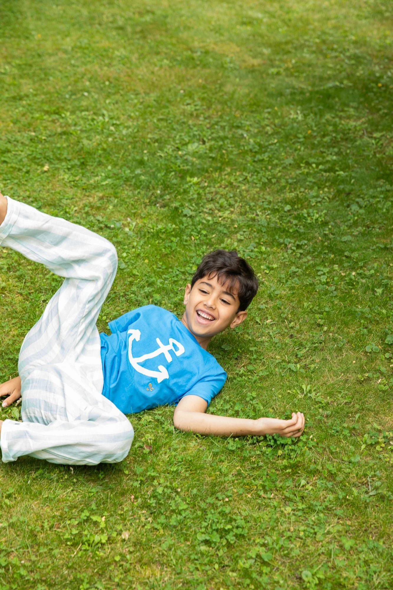 Recycled Cotton Anchor Kid T-Shirt - Image 5