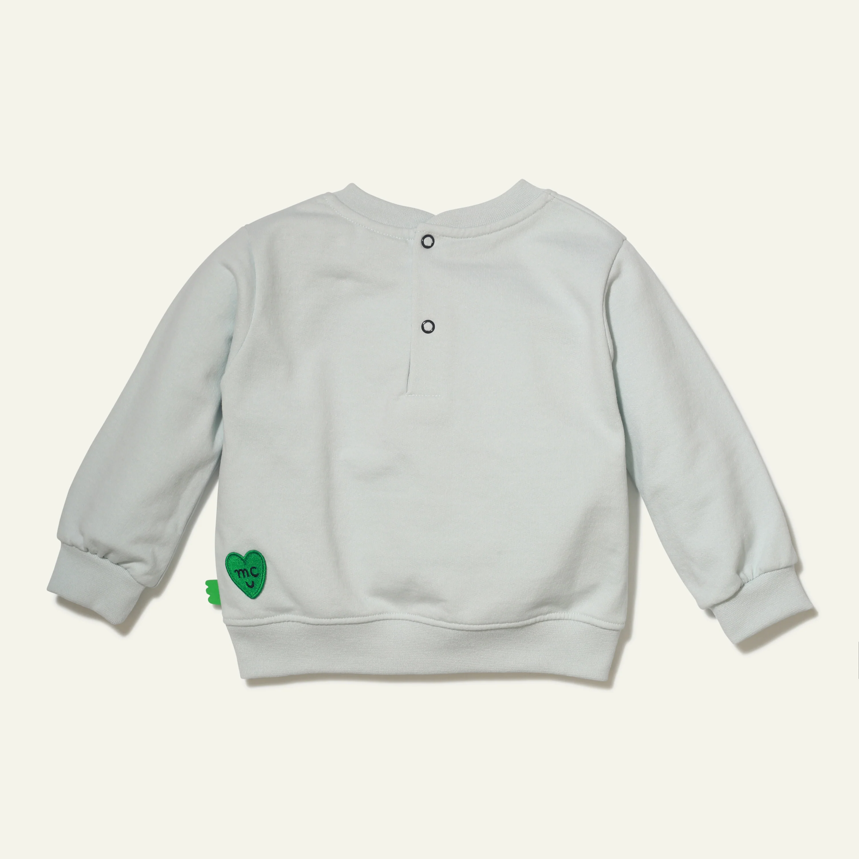 Recycled Cotton Apple Baby Sweatshirt - Image 3