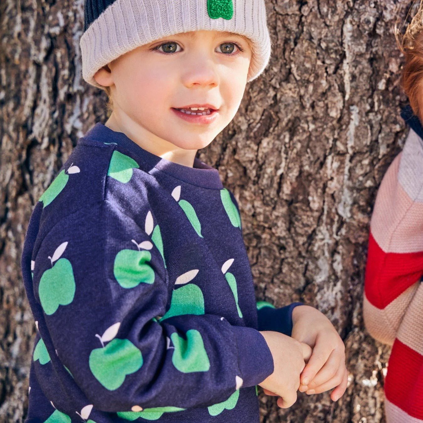 Recycled Cotton Apples Baby Sweatshirt - Image 4