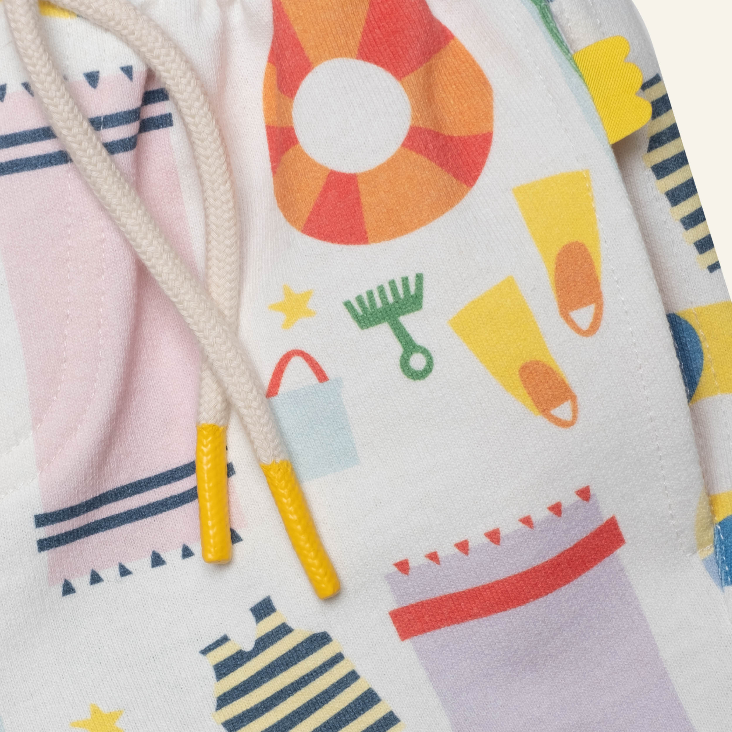 Recycled Cotton Beach Cropped Kid Short - Image 8