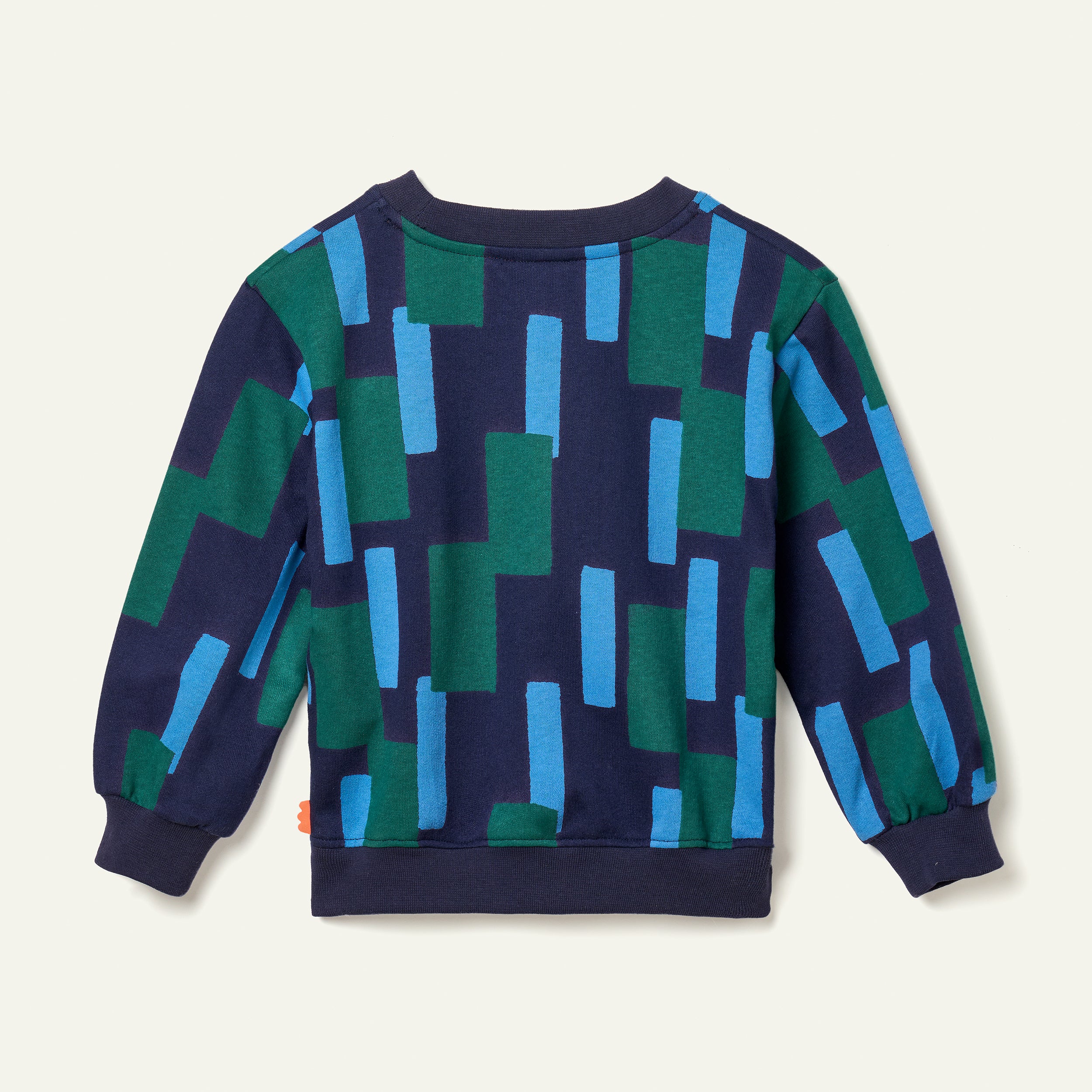 Blue Block Sweatshirt - Image 3