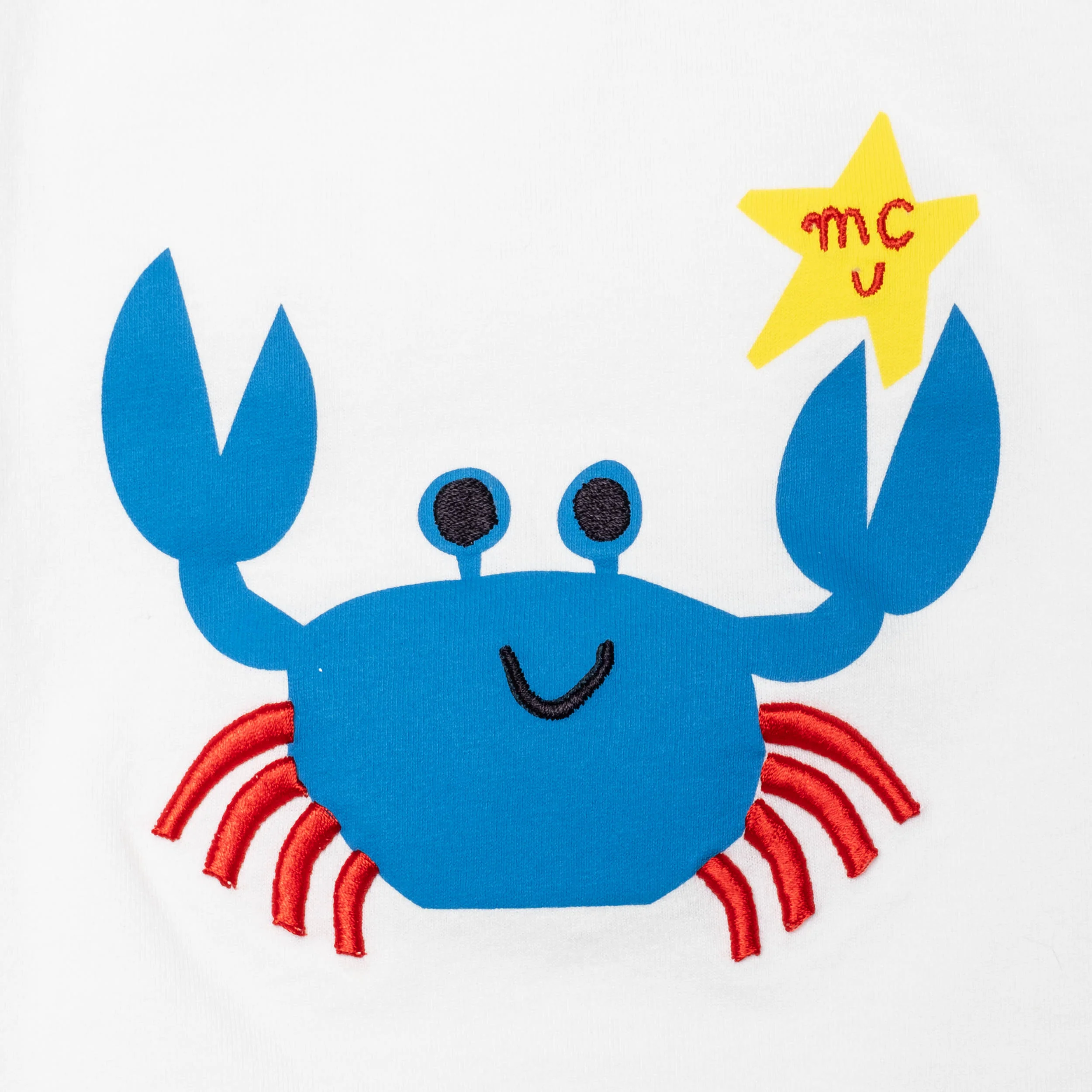 Recycled Cotton Crab Baby T-Shirt - Image 3