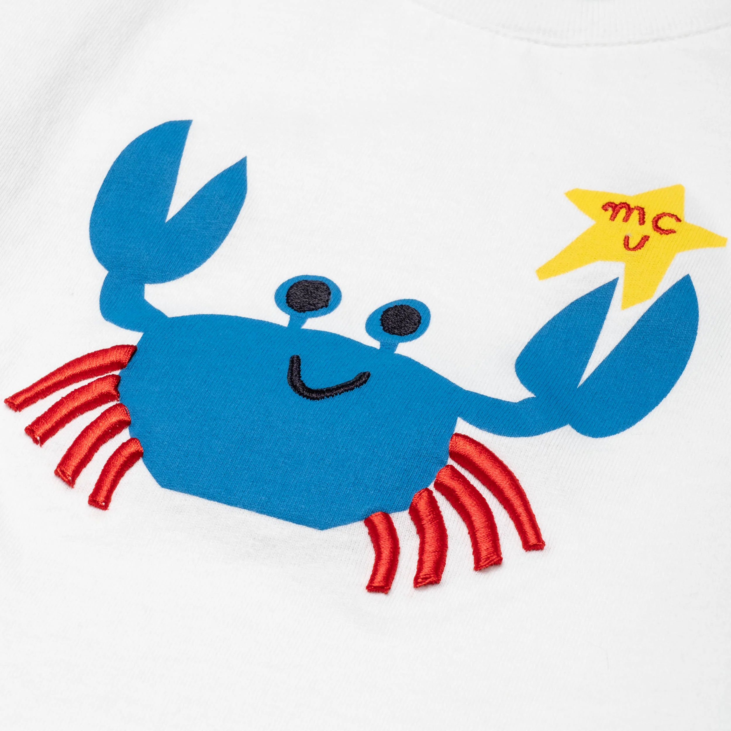 Recycled Cotton Crab Baby T-Shirt - Image 4