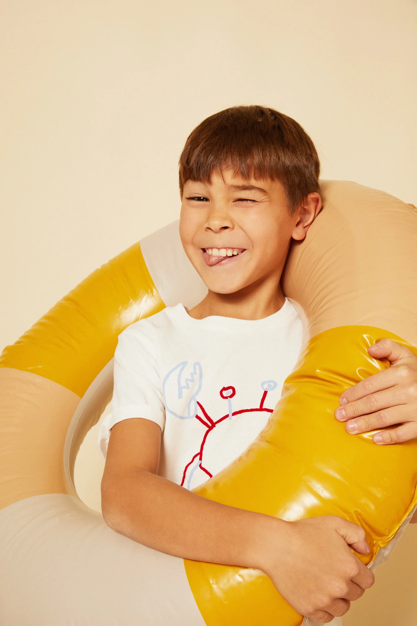 Recycled Cotton Crab Kid T-Shirt - Image 3