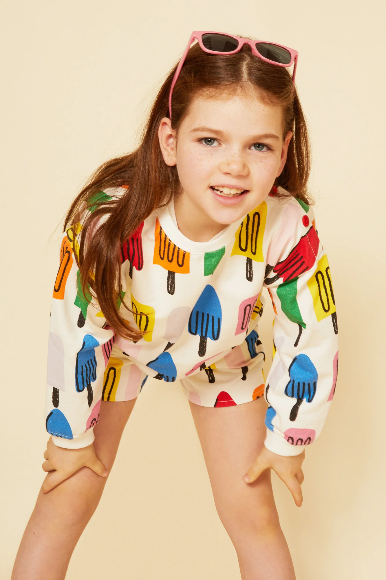 Recycled Cotton Ice Pop Cropped Kid Short - Image 4