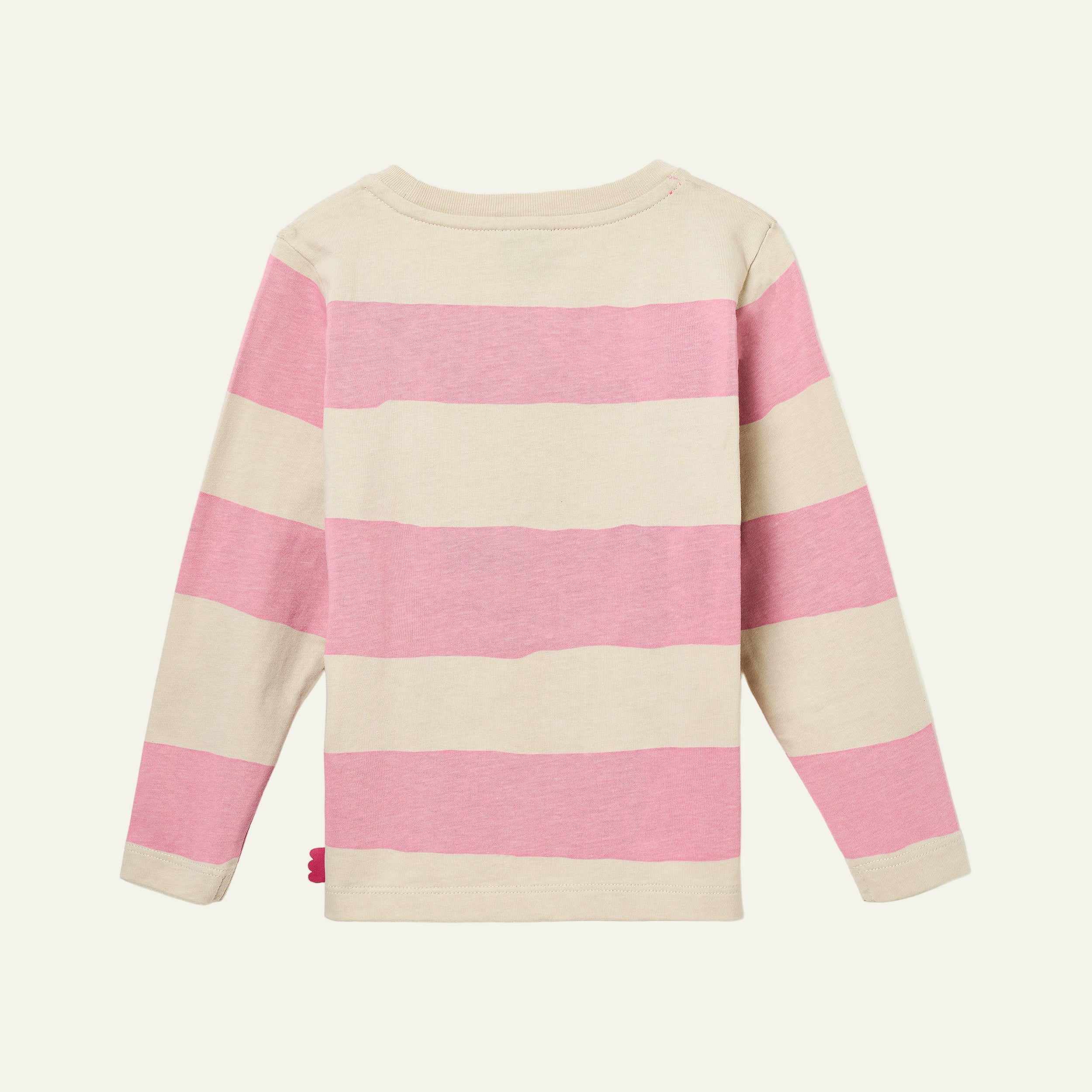 Pink Rugby Stripe T-Shirt - Image 4