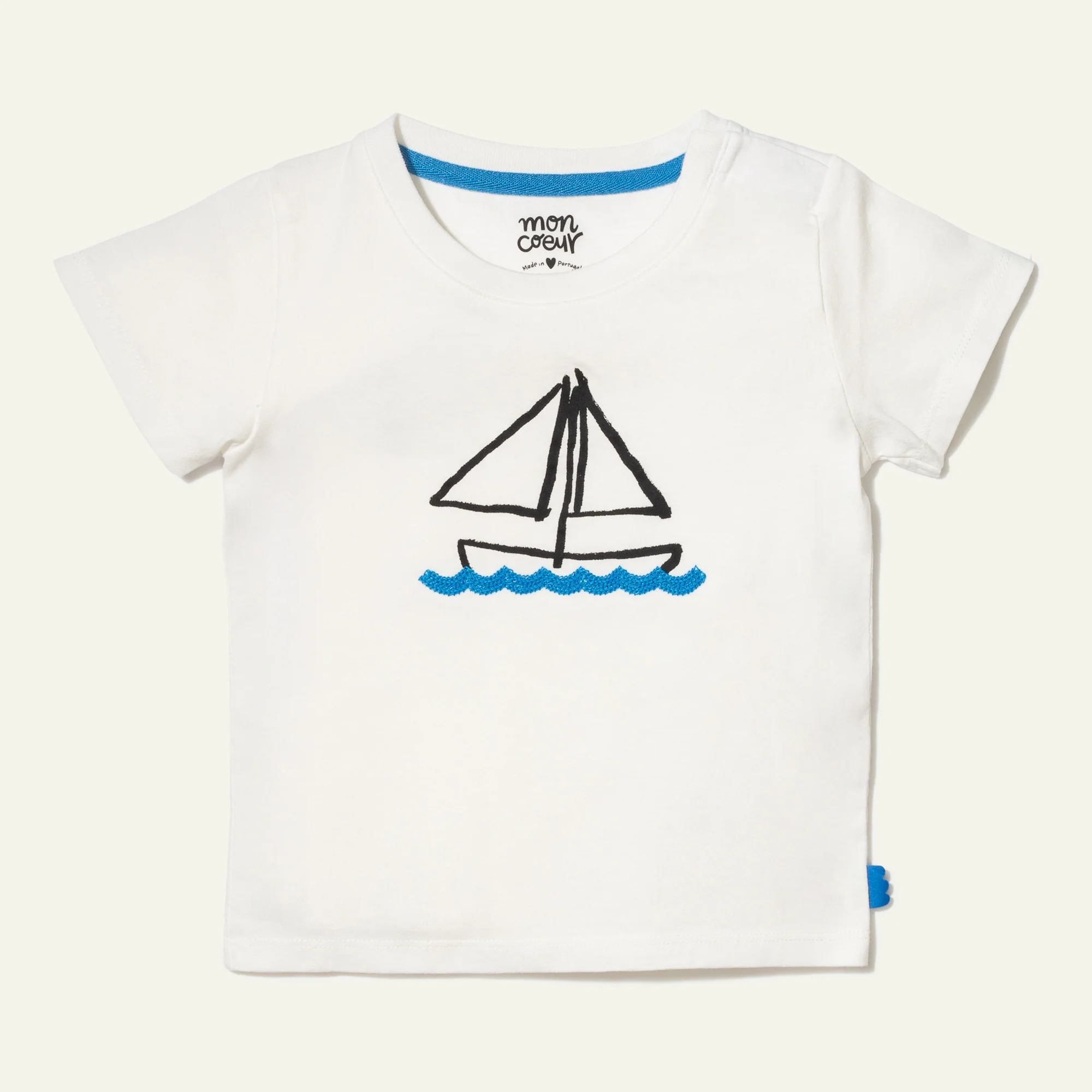 Recycled Cotton Sail Away Kid T-Shirt