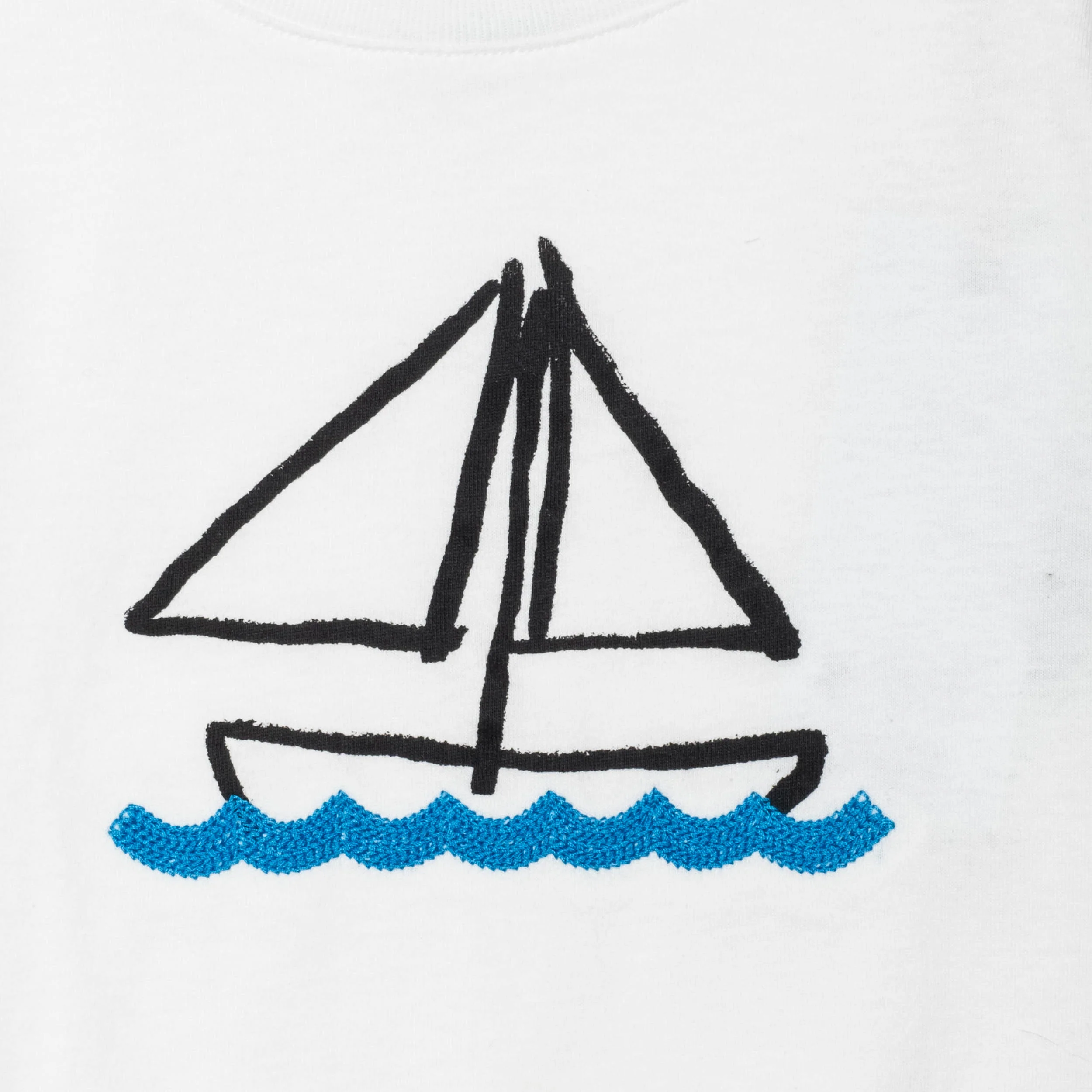 Recycled Cotton Sail Away Kid T-Shirt - Image 7