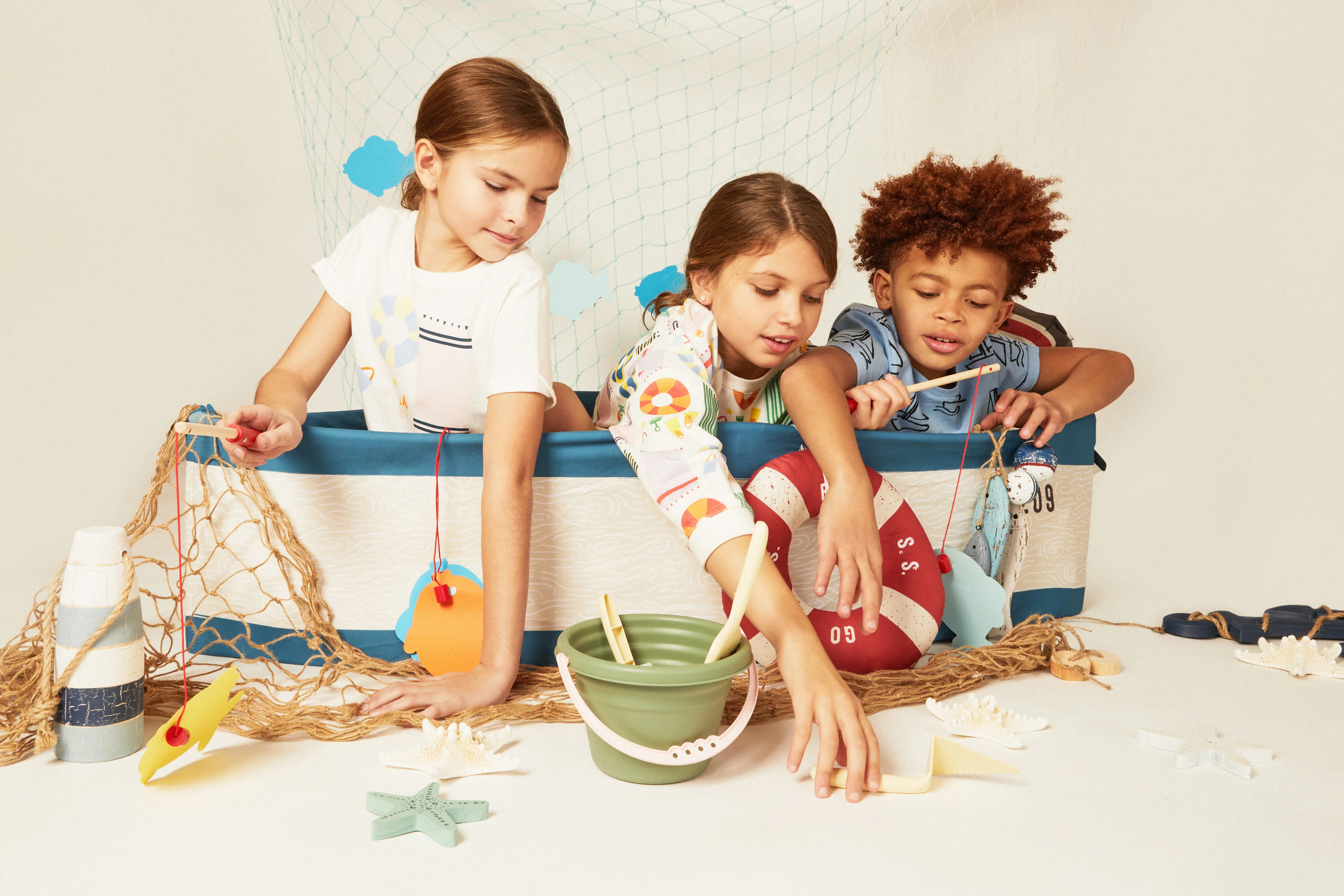Recycled Cotton Sailboat Kid T-Shirt - Image 3