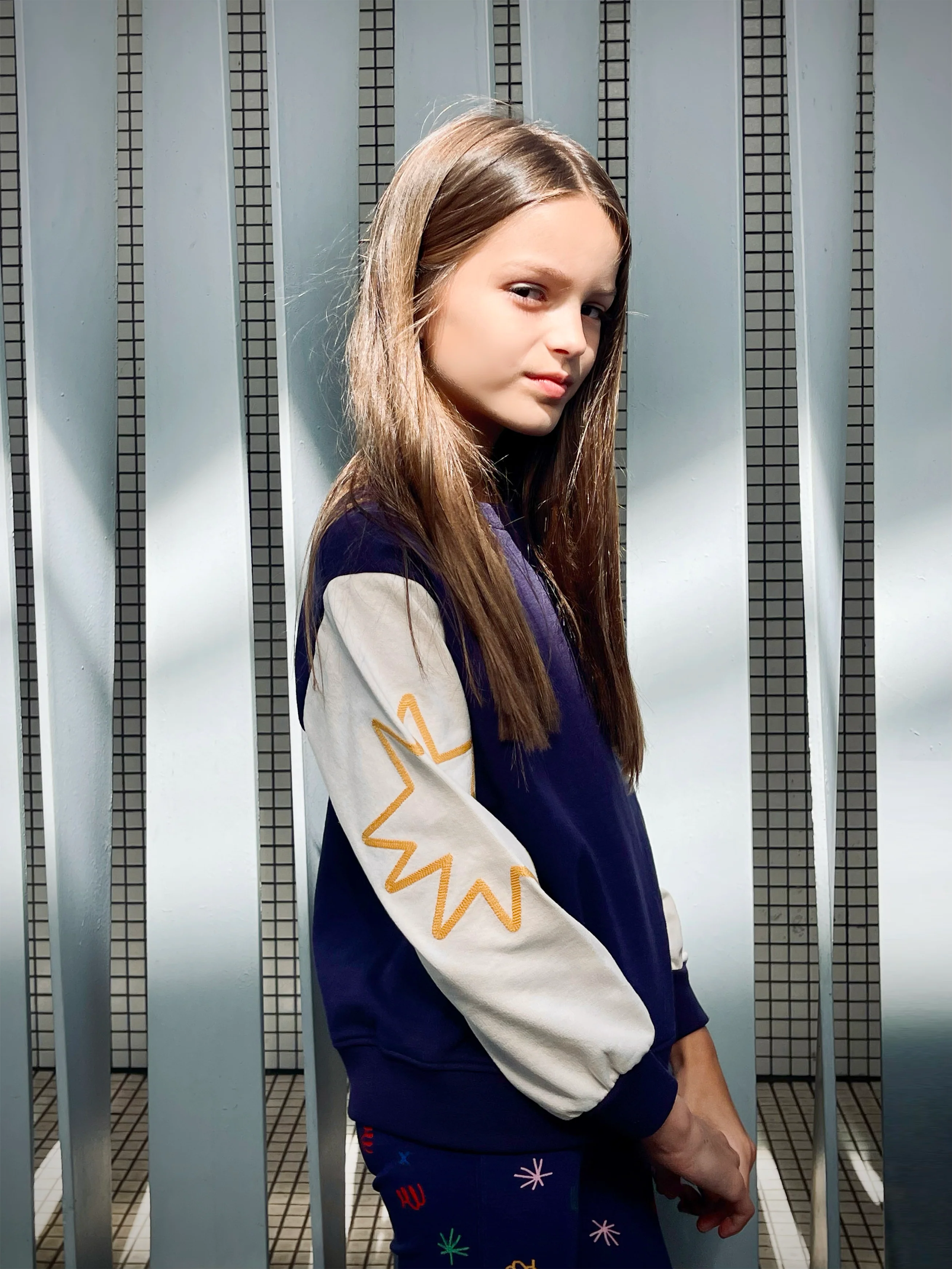 Recycled Cotton Shapes Kid Sweatshirt - Image 5
