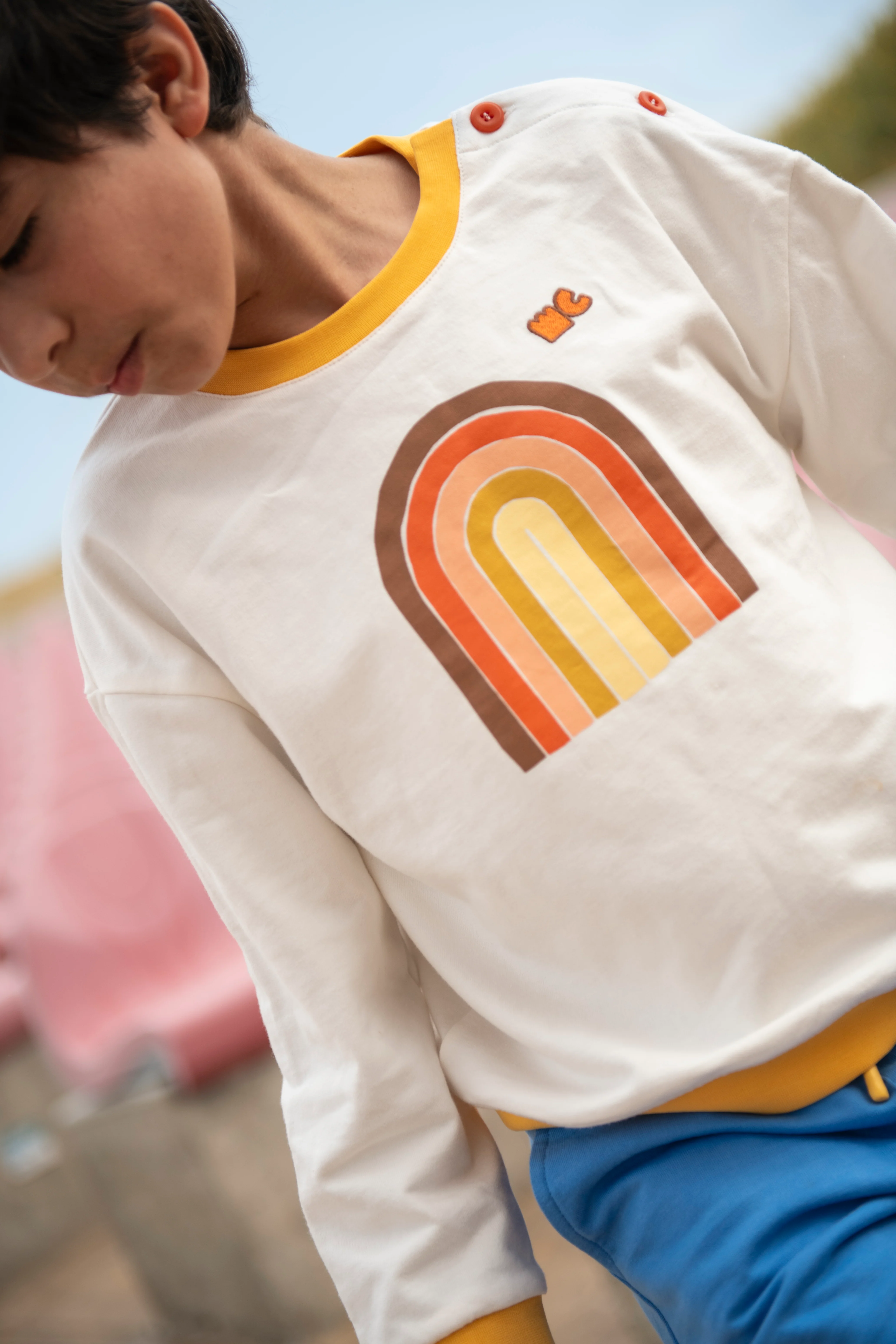 Vintage Rainbow Sweatshirt - Image 6