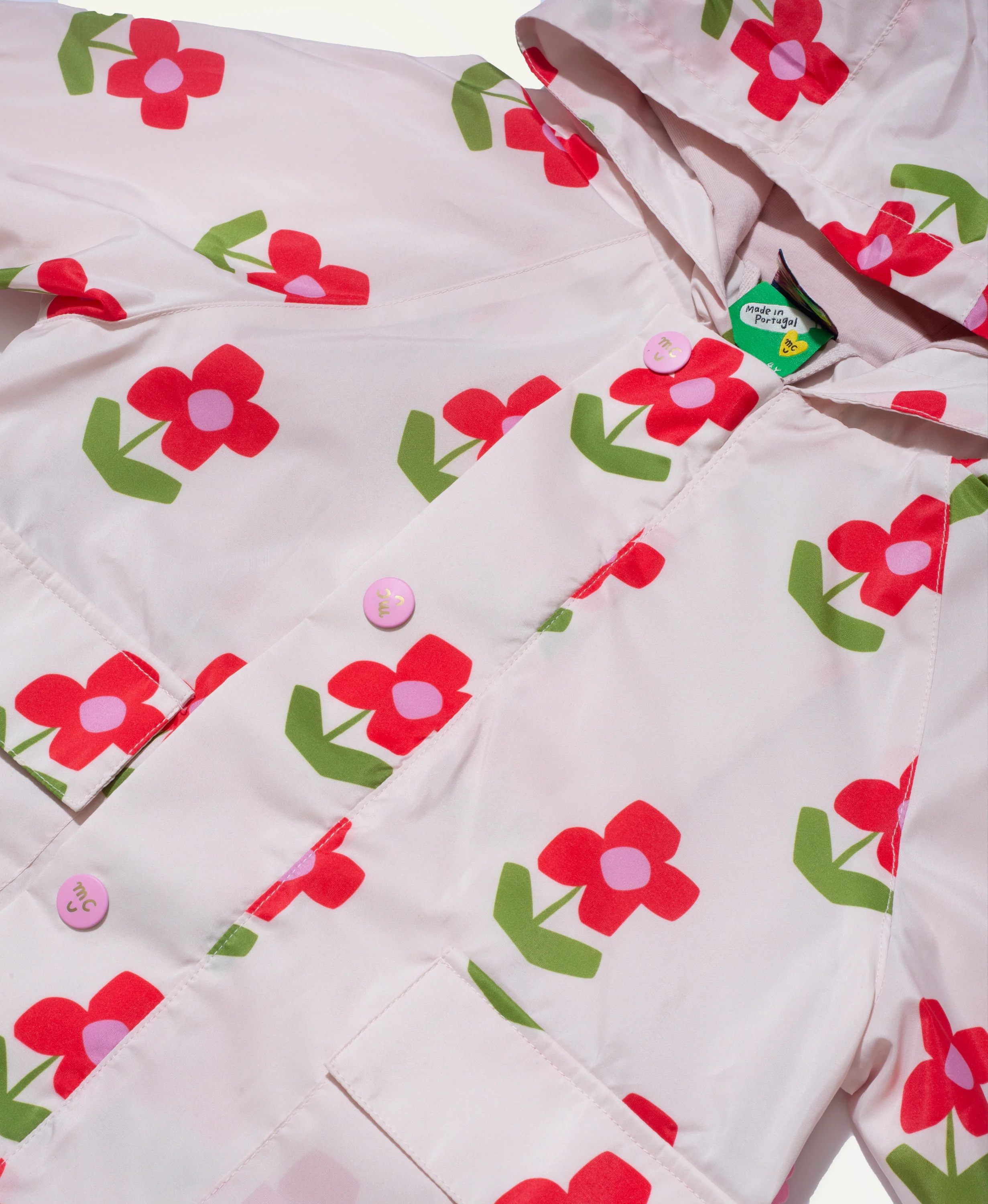 Flower Baby Raincoat - Image 4