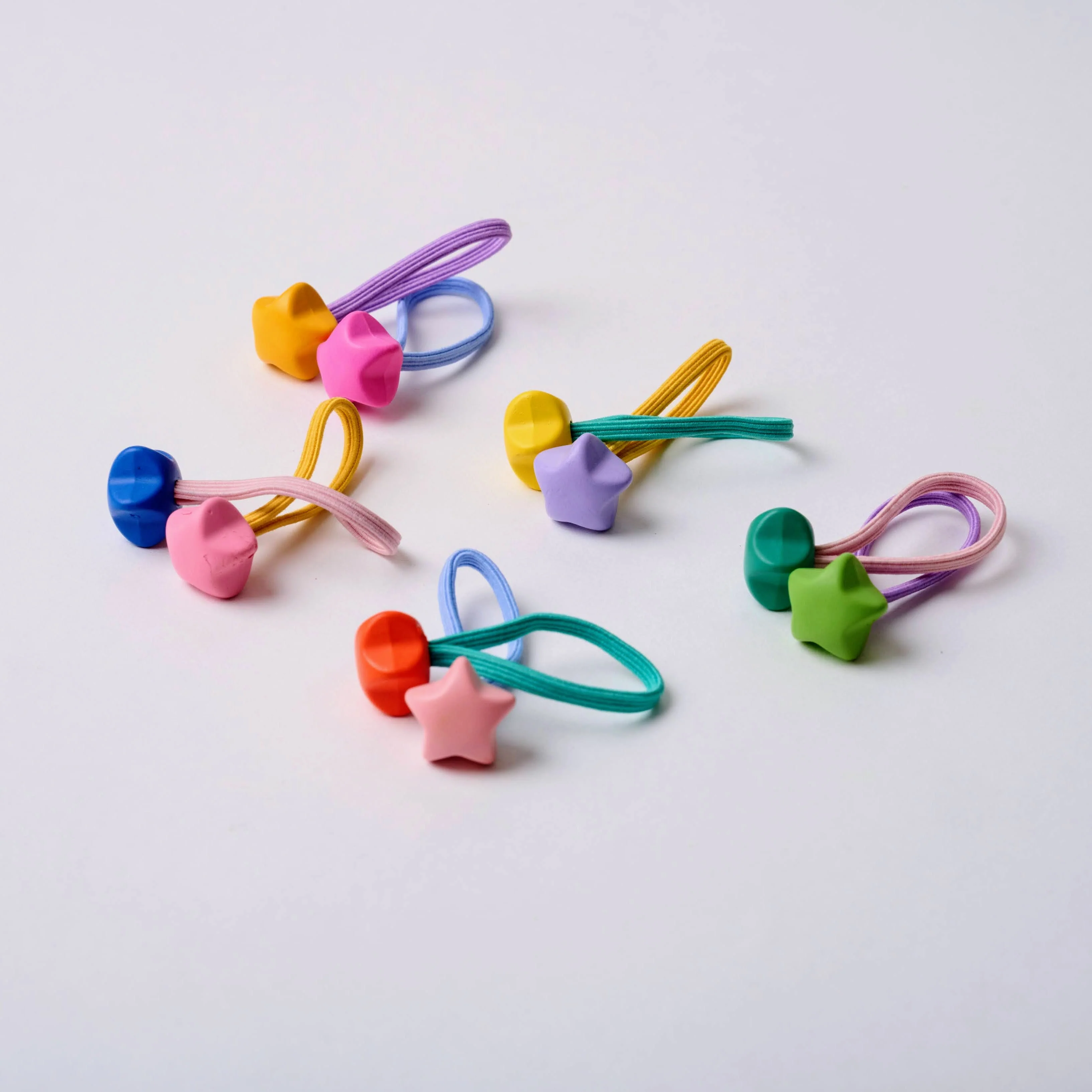 Small Hair Ties Multicolor (Set of 10) - Image 2