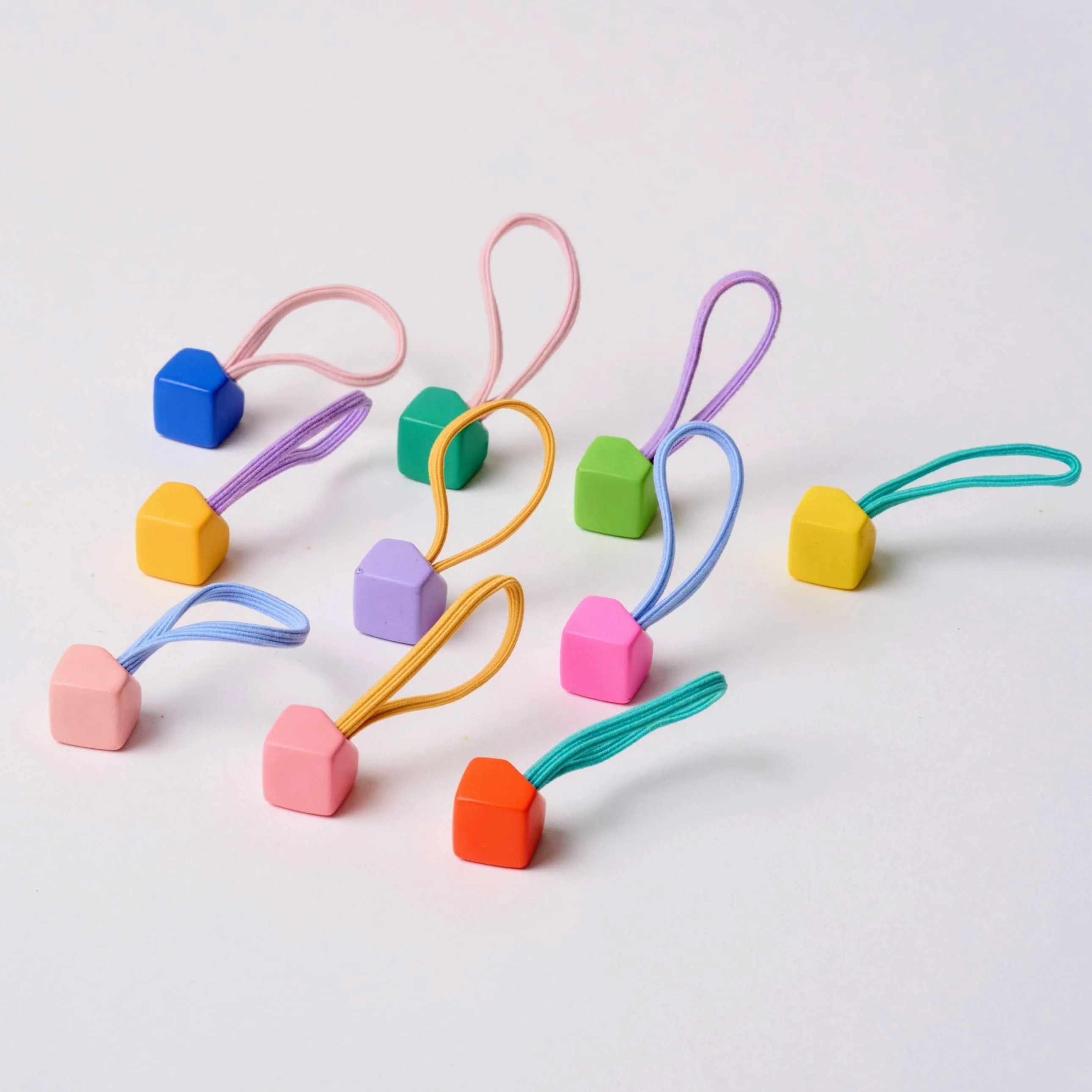 Small Hair Ties Multicolor (Set of 10) - Image 3
